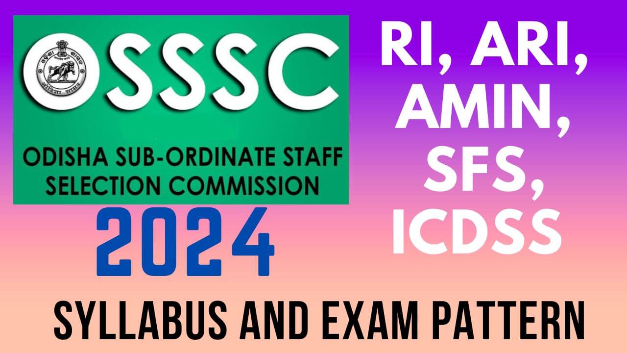 OSSSC RI Syllabus