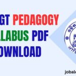 text write : TGT Pedagogy Syllabus PDF Download